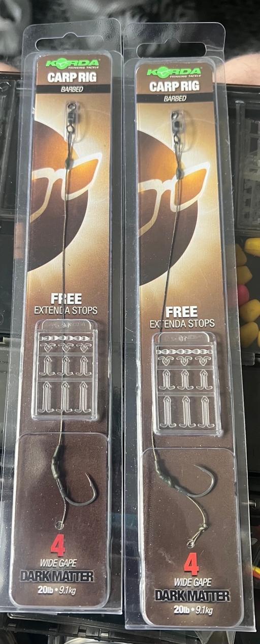 Buy & Sell Balsall Heath Birmingham - Photos for X2 barbed size 4 Korda Carp Rigs