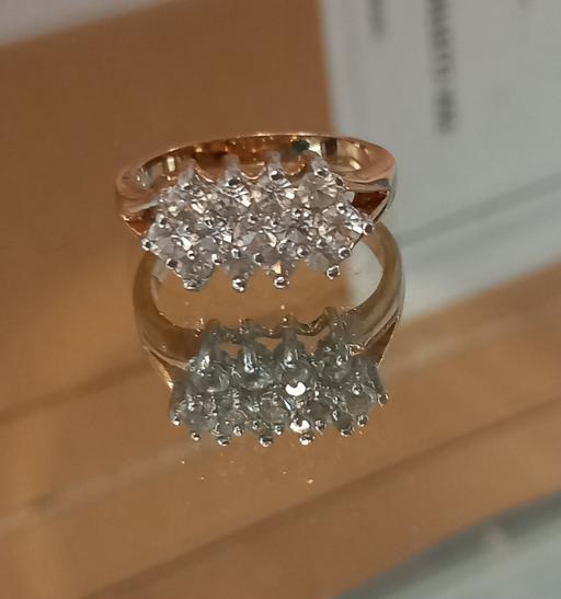 Buy & Sell Thatto Heath Saint Helens - Photos for gold plated triple row gemstone ring