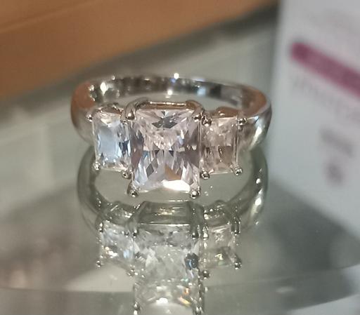 Buy & Sell Thatto Heath Saint Helens - Photos for large silver plated triple gemstone ring