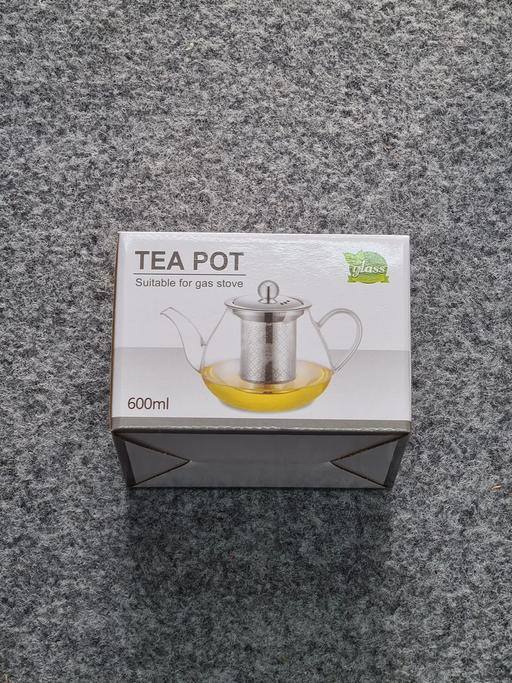 Buy & Sell Yardley Birmingham - Photos for 600ml Glass Tea Pot with Steel Infuser