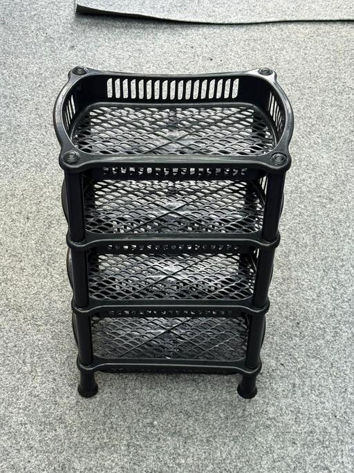 Buy & Sell Yardley Birmingham - Photos for 4-Tier Plastic Storage Rack – Space-Saving