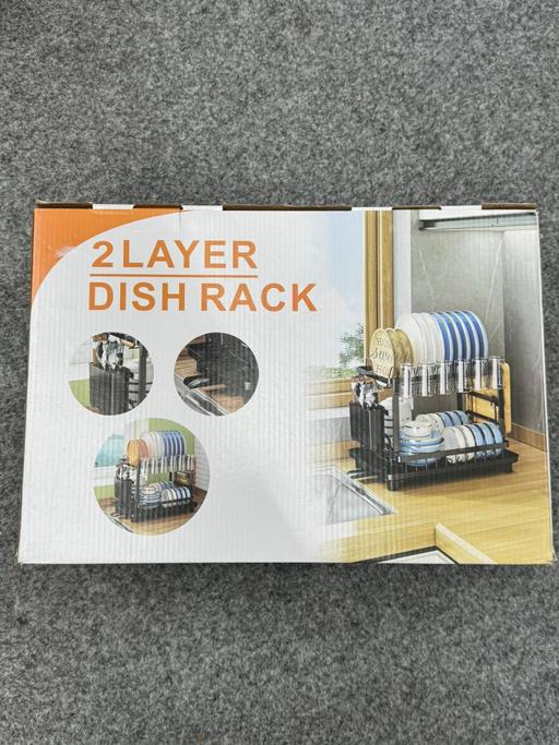 Buy & Sell Yardley Birmingham - Photos for 2-Tier Dish Drying Rack with Cutlery Holder