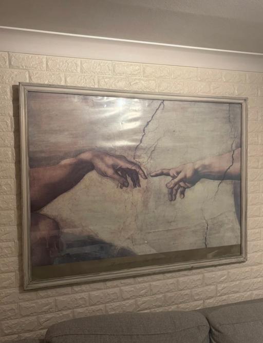 Buy & Sell Edgbaston Birmingham - Photos for The Creation of Adam” Wall Art – 128cm x 98cm