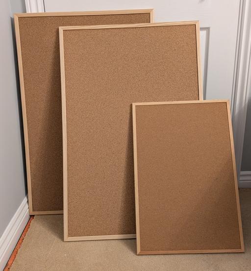 Buy & Sell Wednesfield Wolverhampton - Photos for 3 Cork Noticeboards - 2 Large - 1 Small - £5