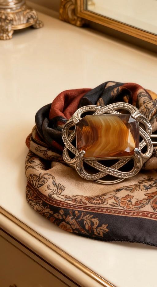 Buy & Sell Wolverhampton West Midlands - Photos for Vintage scarf clip