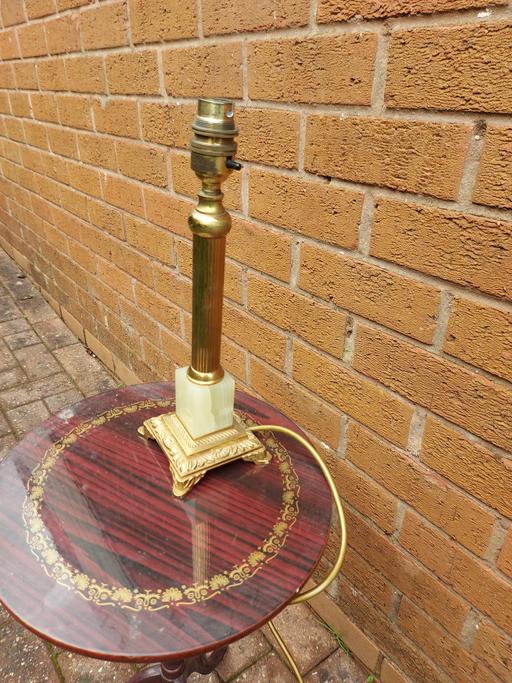 Buy & Sell Kings Norton Birmingham - Photos for Solid brass and marble column lamp