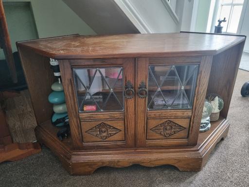 Buy & Sell Oxley Wolverhampton - Photos for oak tv unit with draw /shelf