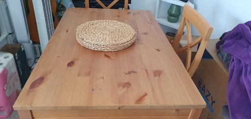 Buy & Sell Banstead Reigate and Banstead - Photos for 4 oak chairs and ikea table