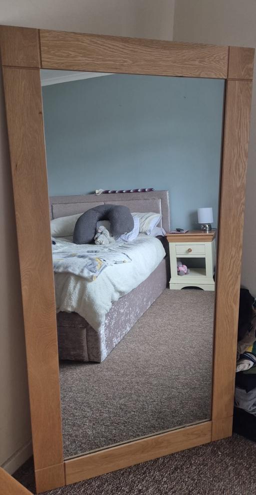 Buy & Sell Coventry Coventry - Photos for Solid oak mirror 5 ft by 3