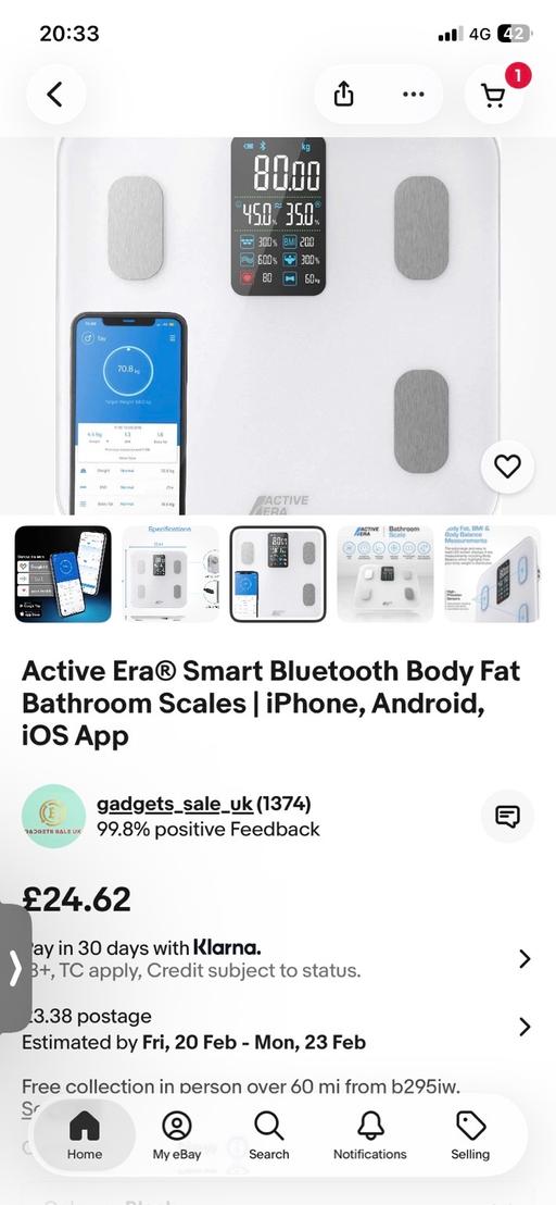 Buy & Sell Selly Oak Birmingham - Photos for Active era smart scales