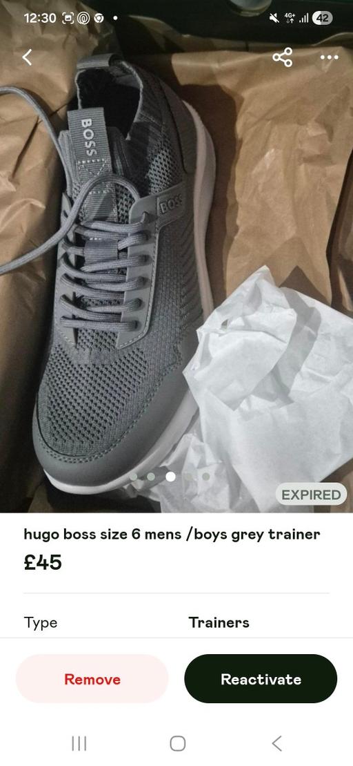 Buy & Sell Rainford Industrial Estate Saint Helens - Photos for hugo boss grey trainers