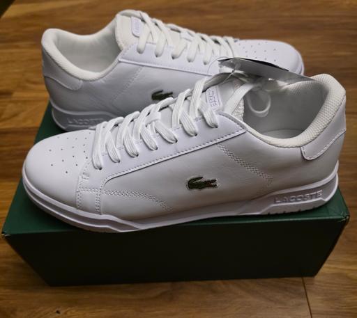 Buy & Sell Portsmouth City Centre Portsmouth - Photos for Lacoste Twin Serve Trainers White Size UK 7.5