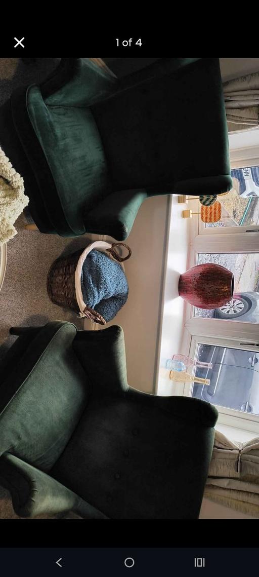 Buy & Sell Wolverhampton West Midlands - Photos for strandmon wingback grandad IKEA chairs