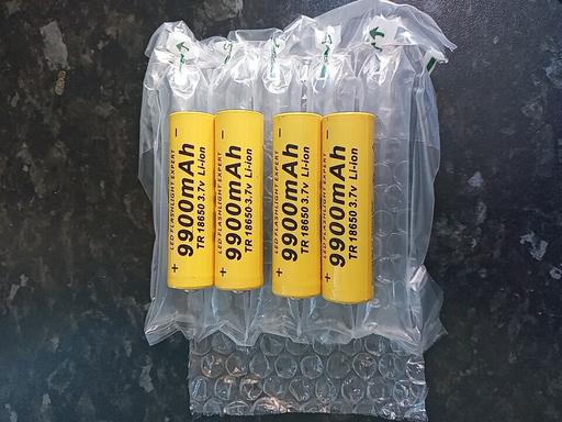 Buy & Sell Gornal Wood Dudley - Photos for 18650 BATTERIES x 4 - brand new - 9900mah