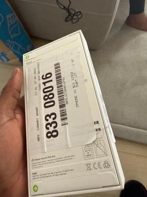 Buy & Sell Bellingham South East London - Photos for iPhone 16 black Unboxed