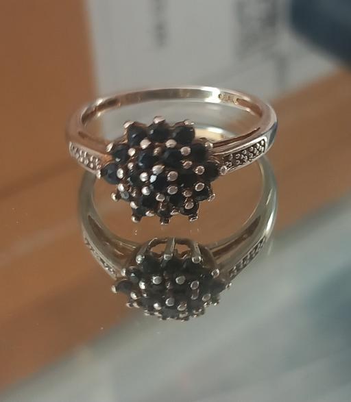 Buy & Sell Thatto Heath Saint Helens - Photos for sterling silver black diamond cluster ring