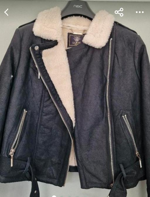 Buy & Sell Halewood Knowsley - Photos for Lipsy size 18 (small 18) leathr fleece jacket