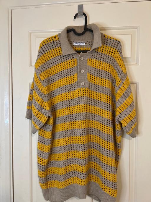 Buy & Sell Aveley Thurrock - Essex - Photos for Zara crochet men’s polo shirt