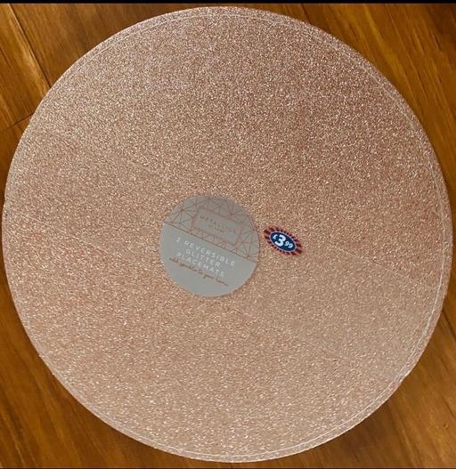 Buy & Sell Camp Hill Birmingham - Photos for Large round placemats rose gold