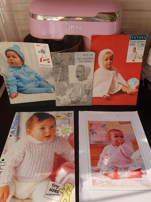 courses Upper Gornal Dudley - Photos for vintage knitting patterns x 5