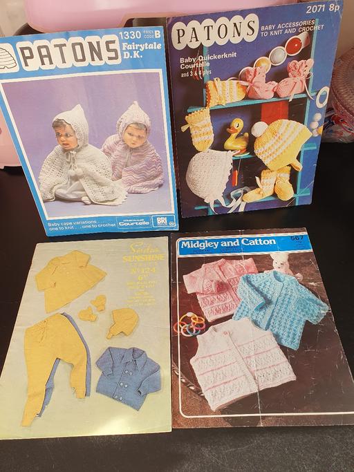 courses Upper Gornal Dudley - Photos for vintage knitting patterns x 4