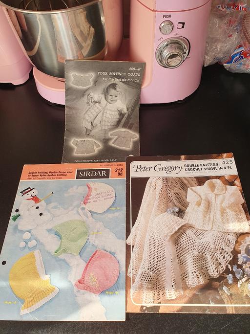 courses Upper Gornal Dudley - Photos for vintage knitting patterns x 3