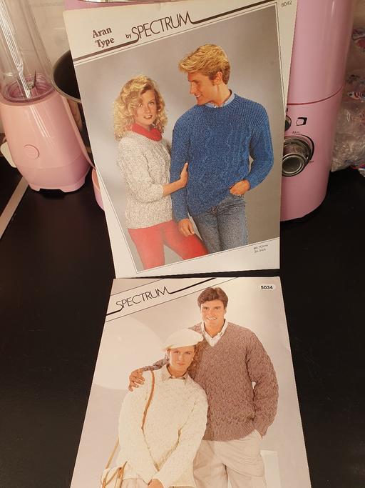 courses Upper Gornal Dudley - Photos for vintage knitting patterns x 2