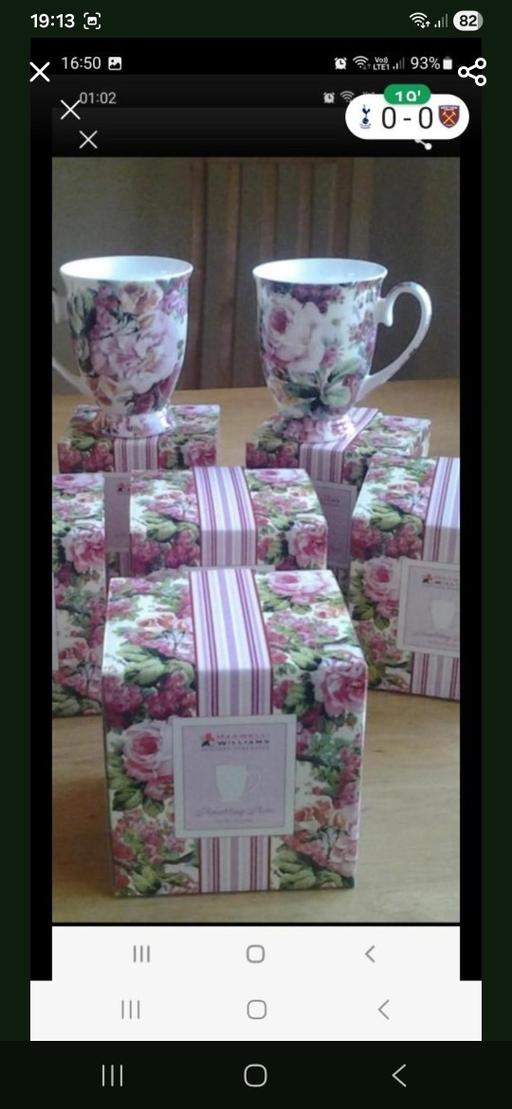 Buy & Sell Wedges Mills South Staffordshire - Photos for MAXWELL WILLIAMS BOXED CHINA MUGS PAID £17 EA