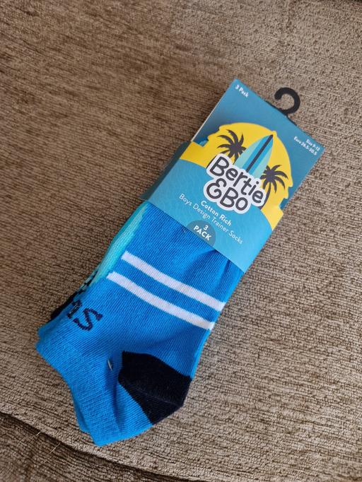 Buy & Sell Ramsgate Thanet - Photos for bn boys 3pk trainer socks size 9-12