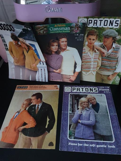 courses Upper Gornal Dudley - Photos for vintage knitting patterns x 5