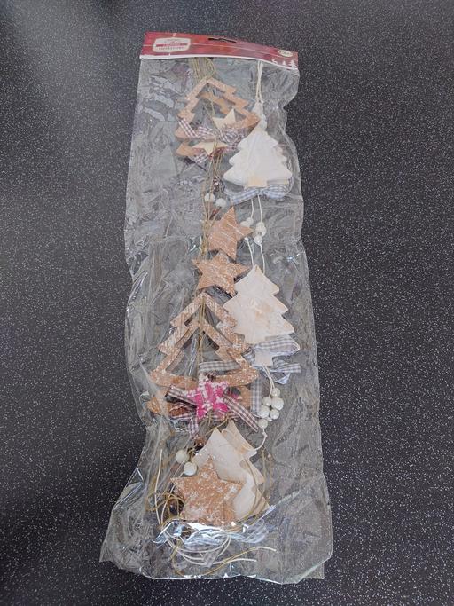 Buy & Sell Woodthorpe Charnwood - Photos for Pack of 4 wooden hanging Christmas decoration