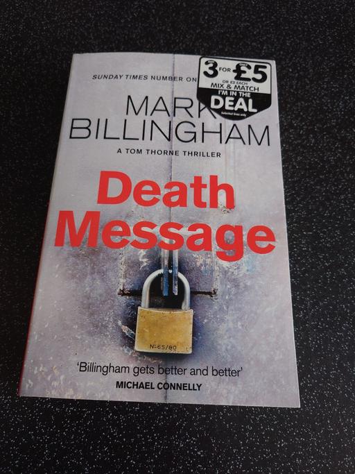Buy & Sell Woodthorpe Charnwood - Photos for Death message - Mark Billingham BOOK