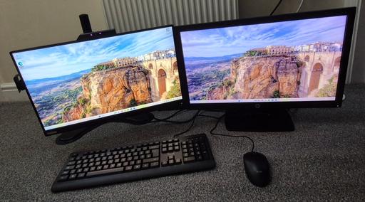 Buy & Sell Walsall Town Centre Walsall - Photos for HP Desktop Computer with 2 Monitors - Win 11