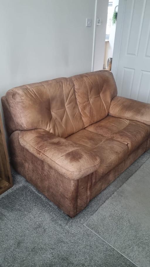 Buy & Sell Upper Gornal Dudley - Photos for 2 Seater Leather Sofa & Electric Recliner