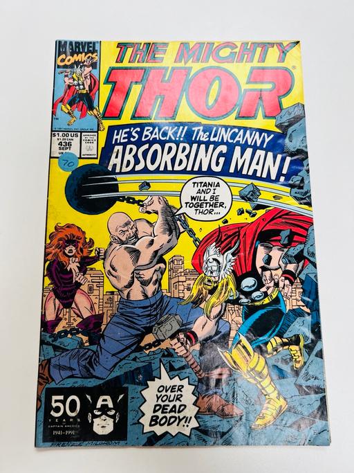 Buy & Sell Woodlands South West London - Photos for Marvel - The Mighty Thor #436 (1991)