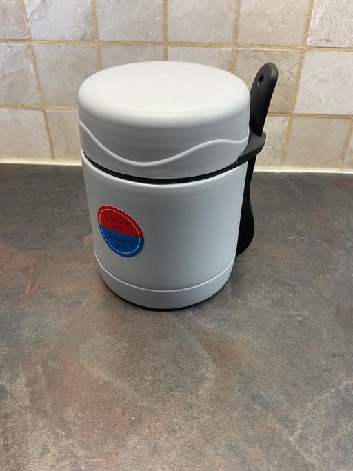 Buy & Sell Roby Knowsley - Photos for Grey Metal Food Flask with Spoon