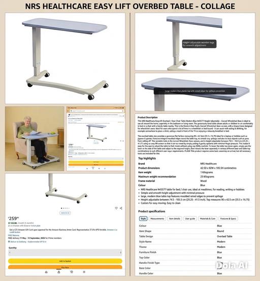 Buy & Sell Summerfield Wyre Forest - Photos for Sturdy over bed / over chair table