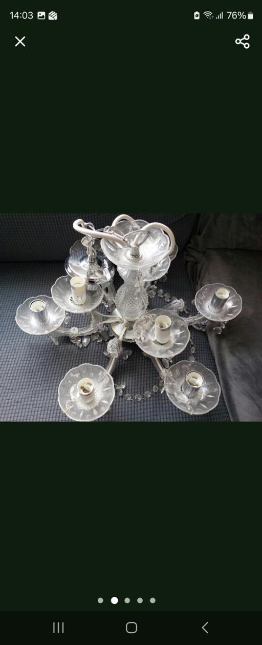 Buy & Sell Tividale Sandwell - Photos for x 2 Laura Ashley Chandelier Crystal 9 Light