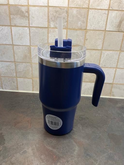Buy & Sell Roby Knowsley - Photos for Blue Metal Tumbler with Straw