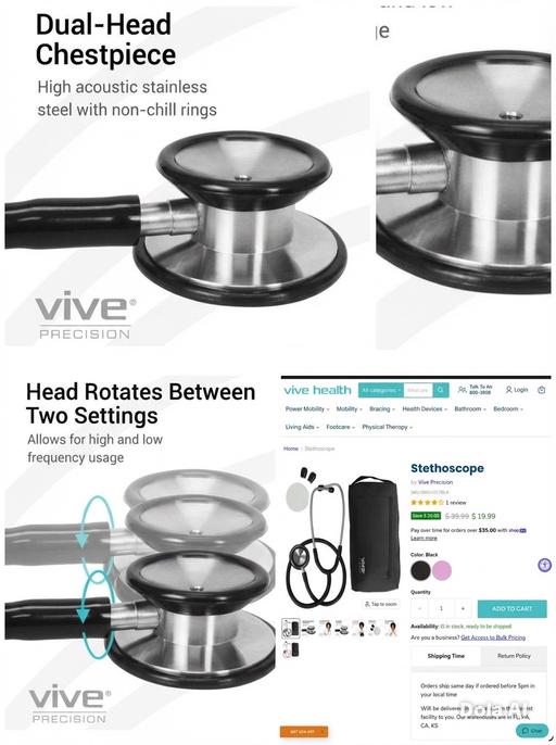 Buy & Sell Summerfield Wyre Forest - Photos for Vive Precision Stethescope