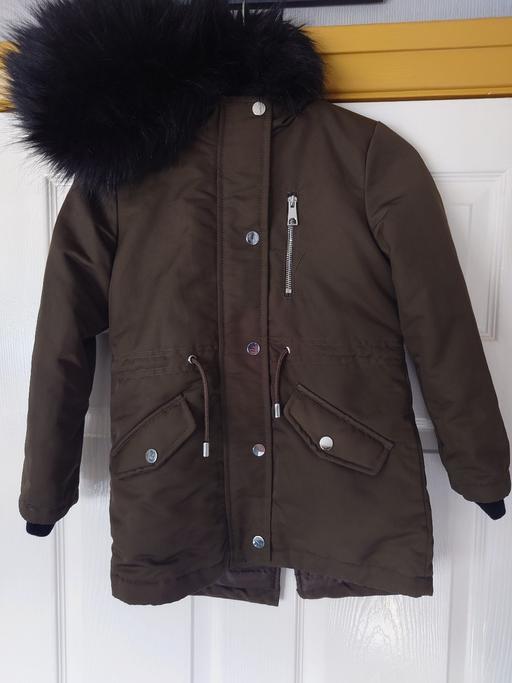Buy & Sell Woodthorpe Charnwood - Photos for Girls khaki coat size 7-8 years