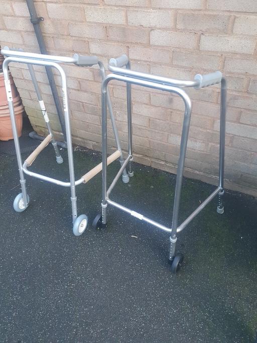 Buy & Sell Pensnett Dudley - Photos for 2 , Spotless Zimmer Frames With Wheels, 1 New