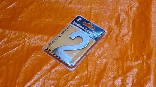 Buy & Sell Yardley Birmingham - Photos for House Number 2 Silver Metal