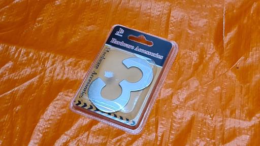 Buy & Sell Yardley Birmingham - Photos for House Number 3 Silver Metal