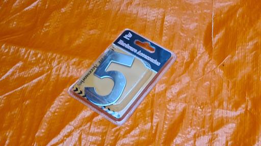 Buy & Sell Yardley Birmingham - Photos for House Number 5 Silver Metal