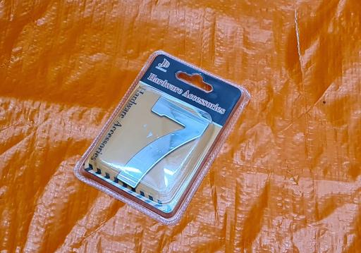 Buy & Sell Yardley Birmingham - Photos for House Number 7 Silver Metal