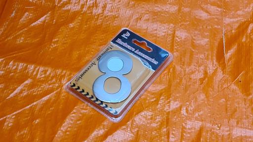 Buy & Sell Yardley Birmingham - Photos for House Number 8 Silver Metal