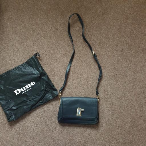 Buy & Sell Sunbury-on-Thames Spelthorne - Photos for Dune London Lock Detail Clutch Black Enzo Cro