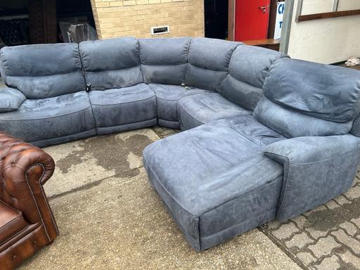Buy & Sell Shiney Row Sunderland - Photos for Leather blue electric corner group