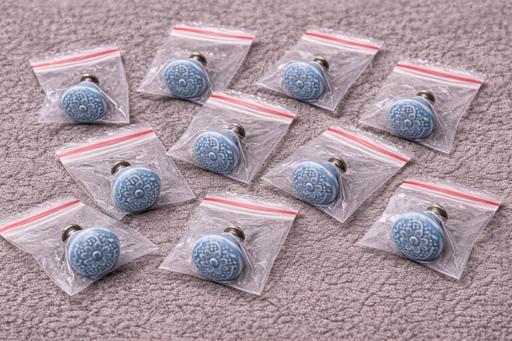 Buy & Sell Keresley Coventry - Photos for Blue Ceramic Drawer Knobs – Set of 10 (New)